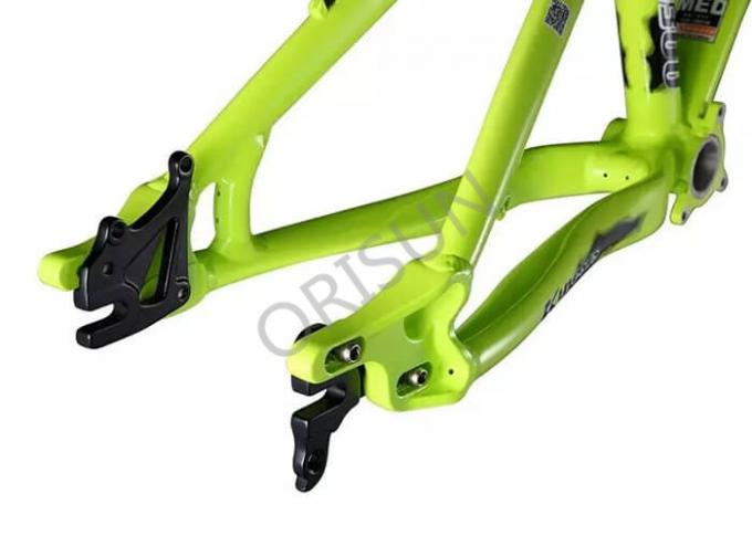 4X / Slopestyle-Fahrrad-Rahmen, 26 Zoll schwarzer Bmx-Rahmen mit hinteren Austritten