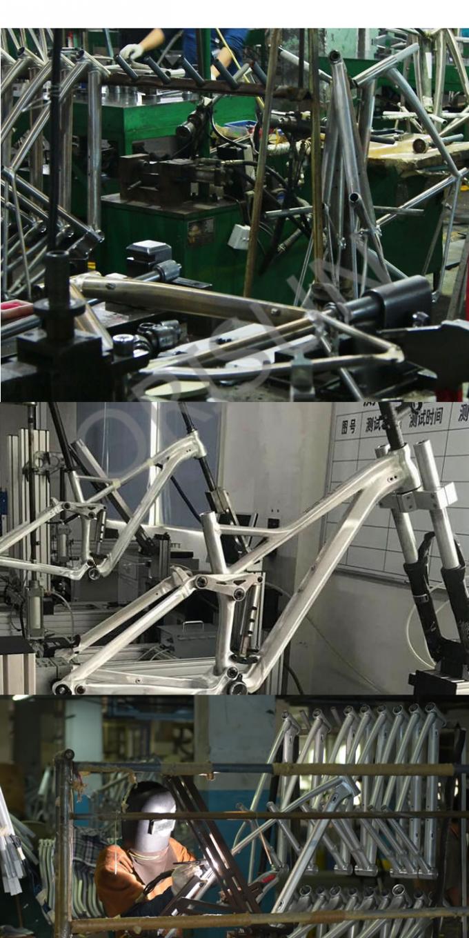 Des Antriebs-vollgefederten Rades CX mittel- Rahmen-Aluminiumlegierung 140 Millimeter-Rad-Reise