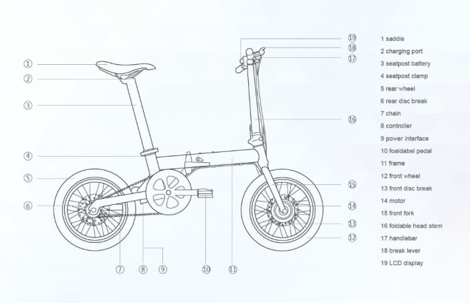 200 - 250w faltbares elektrisches Fahrrad, 16 Zoll-schwanzloses elektrisches Fahrrad-Kompaktbauweise