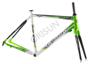 China Kundenspezifischer Aluminiumlegierungs-Rennrad-Rahmen, 50cm Straßenrennen-Fahrrad-Rahmen fournisseur