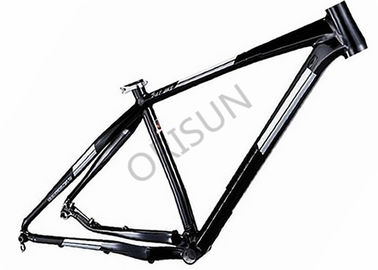 China Aluminiumlegierungs-fetter Reifen-Fahrrad-Rahmen, schwarze Schnee-Fahrrad-Rahmen-Sondergröße fournisseur