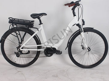 China elektrisches Fahrrad der Stadt-250W, Aluminiumlegierungs-elektrische Rennrad-Gewohnheits-Farbe fournisseur
