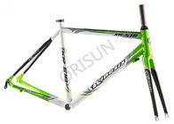 China Kundenspezifischer Aluminiumlegierungs-Rennrad-Rahmen, 50cm Straßenrennen-Fahrrad-Rahmen usine