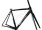Schwarzer/orange voller Kohlenstoff-Rennrad-Rahmen des leichten Scandium-Fahrrad-Rahmen-, fournisseur