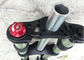 Gabel-Ausgleich der 200mm Reise-Schwarz-abschüssiger Fahrrad-Gabel-Schraubenfeder-43mm fournisseur