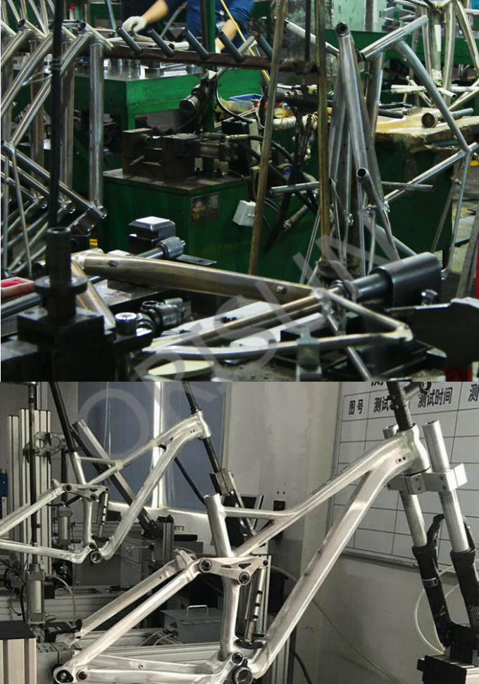 Alle Gebirgselektrischer Fahrrad-Rahmen-volle Malerei mit mittel- Ansteuersystem CX