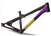 China 4X / Slopestyle-Fahrrad-Rahmen, 26 Zoll schwarzer Bmx-Rahmen mit hinteren Austritten usine