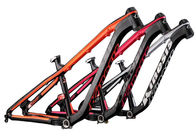 China Schwarze/orange Reitart Mtb-Mountainbike-Rahmen-Aluminiumlegierung Hardtail morgens Firma