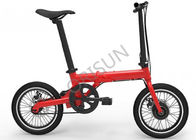 China 200 - 250w faltbares elektrisches Fahrrad, 16 Zoll-schwanzloses elektrisches Fahrrad-Kompaktbauweise usine