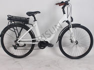 China elektrisches Fahrrad der Stadt-250W, Aluminiumlegierungs-elektrische Rennrad-Gewohnheits-Farbe usine