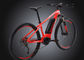 Elektrische Mountainbike 11.6AH des Aluminium-27,5 schwarzer/roter Luxusentwurf fournisseur