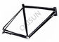 Schwarzer flacher Berg-Rennrad-Rahmen-Aluminiummaterial für Laufen das nicht für den Straßenverkehr fournisseur