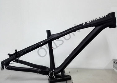 China Schwarzer Aluminiumsprungs-Fahrrad-Rahmen des schmutz-26er fertigte Malerei-Entwurf besonders an distributeur